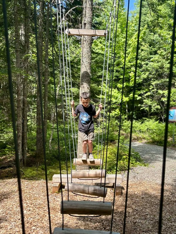 Parc des Chutes - Parcours d'hébertisme